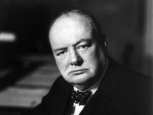 Winston Churchill pictured in 1941